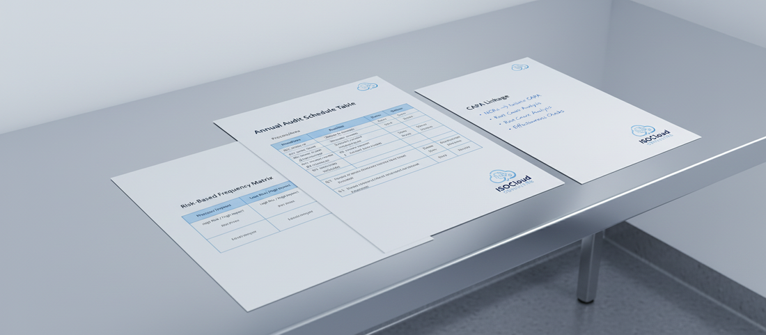 How to Build an ISO 13485 Internal Audit Schedule