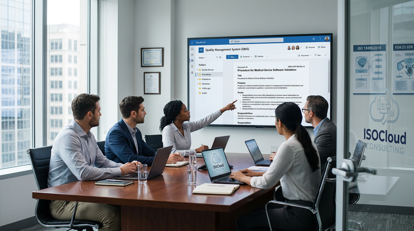 Build ISO 13485 QMS in SharePoint | Practical Guide – ISO Cloud Consulting