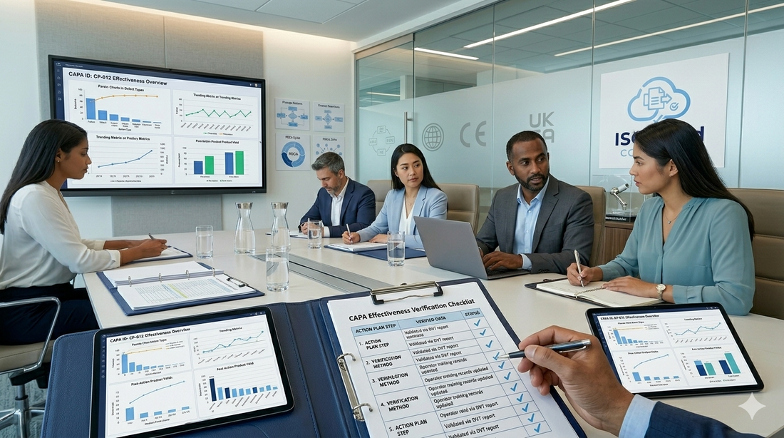 CAPA Effectiveness Checks ISO 13485: How to Verify Actions Actually Work