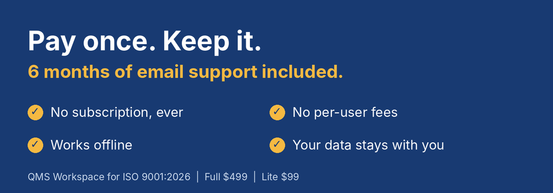 Pay once, keep it, with 6 months of email support included