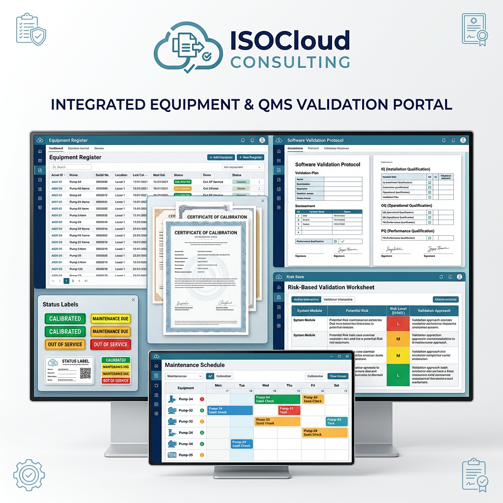 Equipment, Calibration & QMS Software
