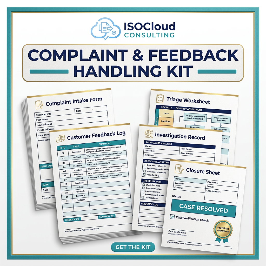 Complaint & Feedback Handling Kit