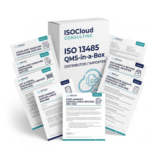 ISO 13485 QMS-in-a-Box — Distributor / Importer