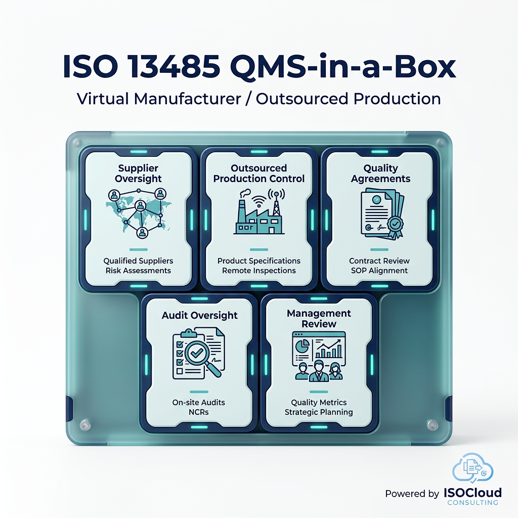 ISO 13485 QMS-in-a-Box — Virtual Manufacturer / Outsourced Production