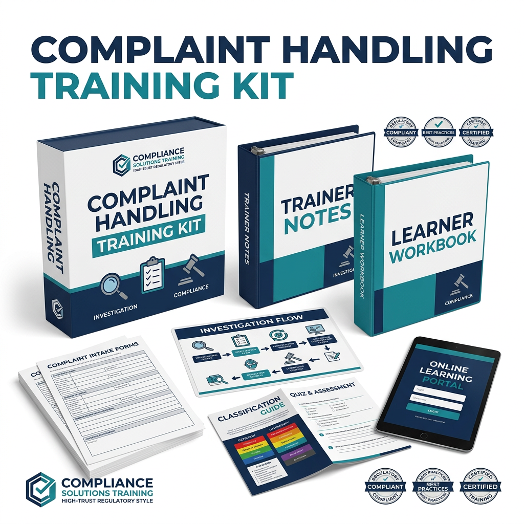 Complaint Handling Training Kit