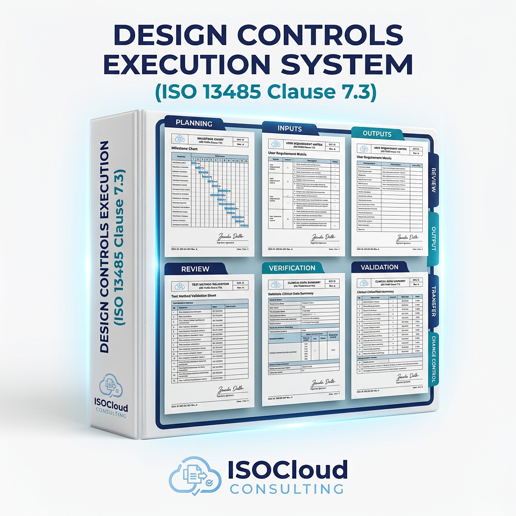 Design Controls Execution System (ISO 13485 Clause 7.3)