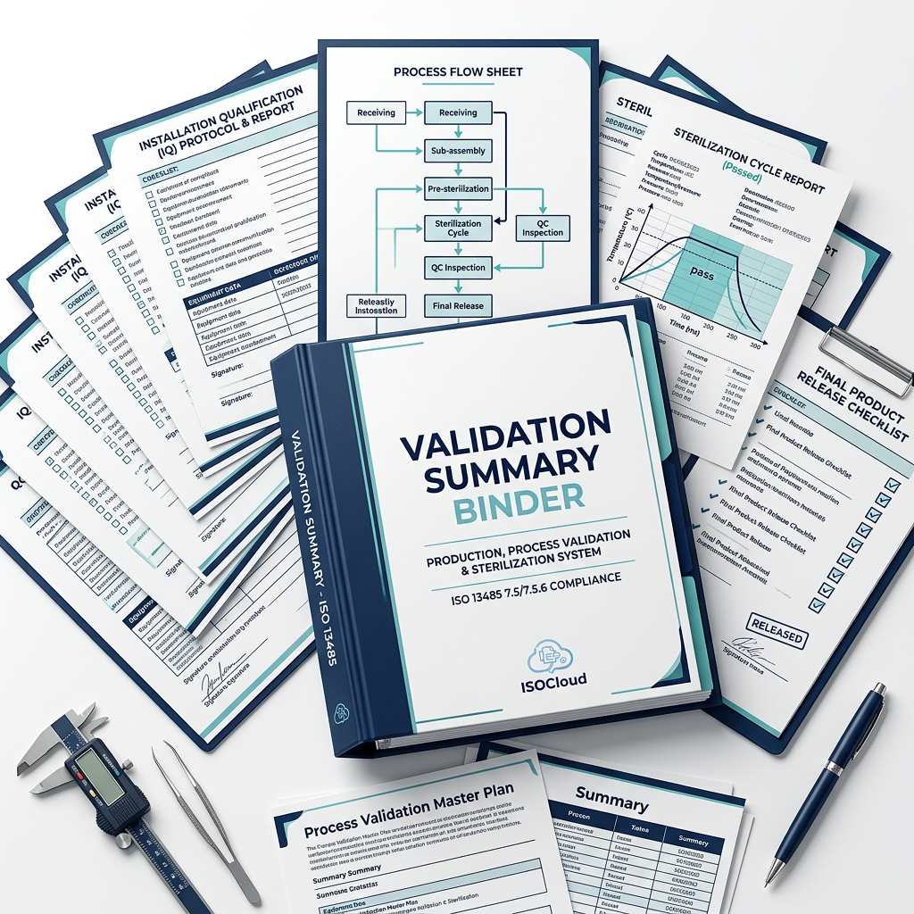 Production, Process Validation & Sterilization System (ISO 13485 7.5/7.5.6)
