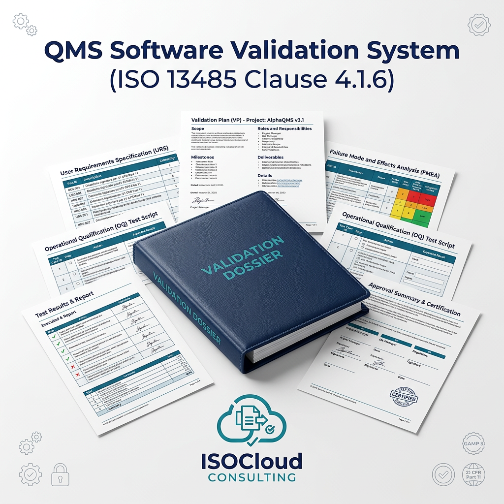 QMS Software Validation System (ISO 13485 Clause 4.1.6)