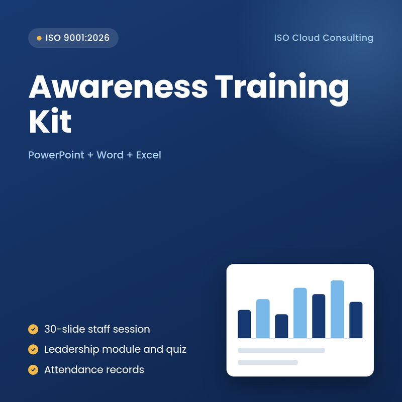 ISO 9001:2026 Awareness Training Kit cover