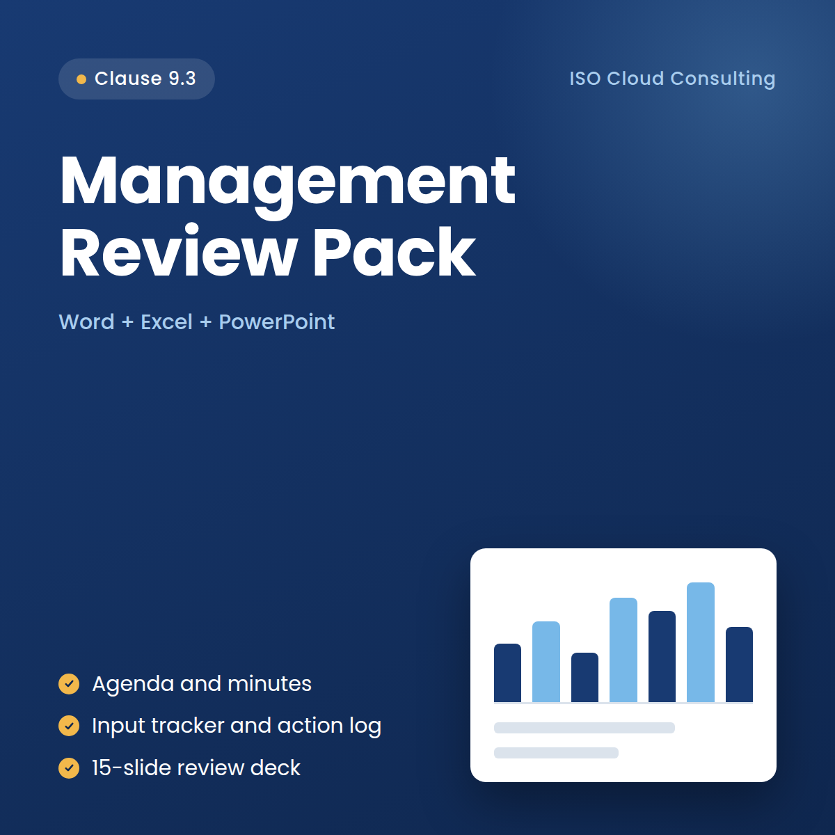 ISO 9001:2026 Management Review Pack