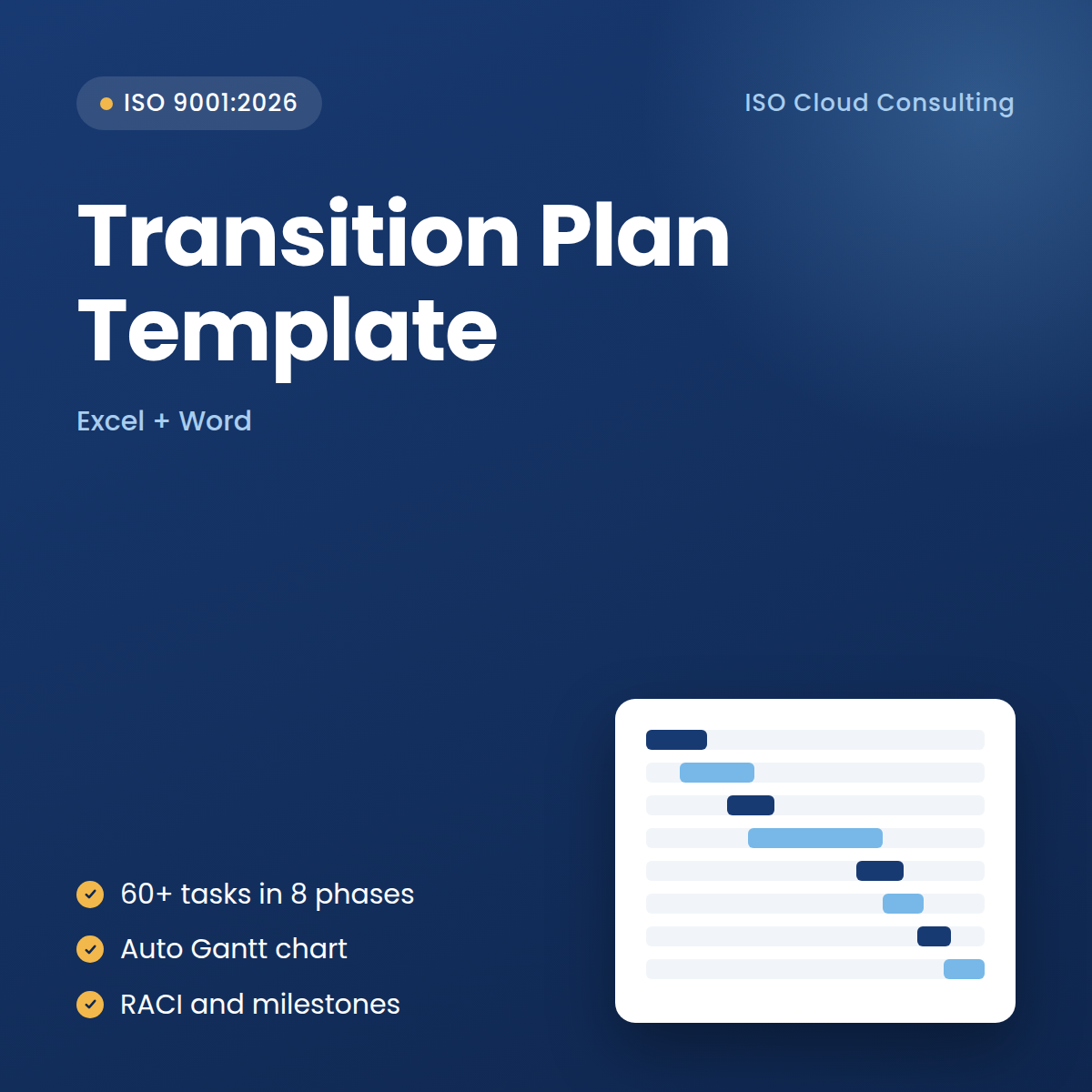 ISO 9001:2026 Transition Plan Template